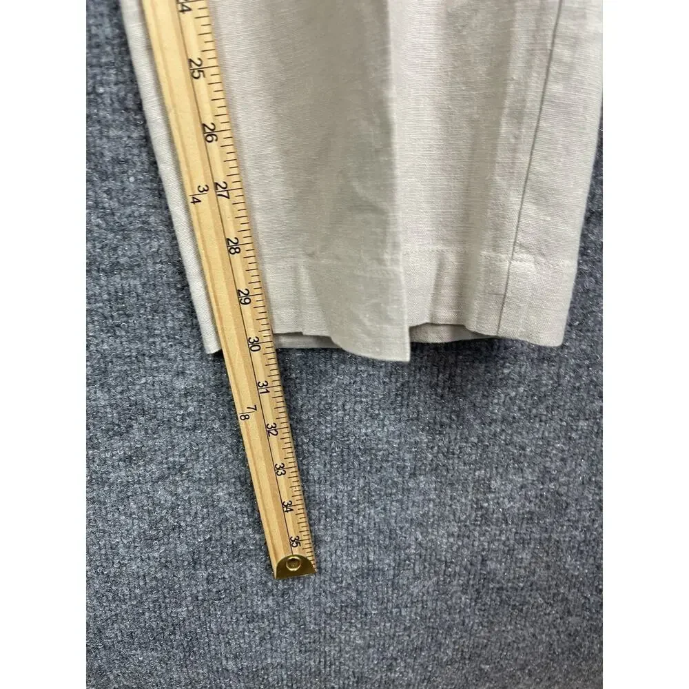 Men's Havanera Classic-Fit Linen-Blend Drawstring Pants in Stone/Natural, XL/TG‎